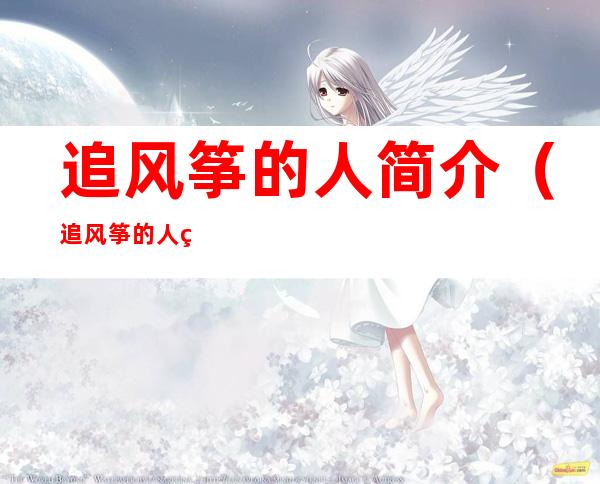 追风筝的人简介(追风筝的人简介作者)