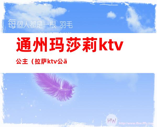 通州玛莎莉ktv公主(拉萨ktv公主)