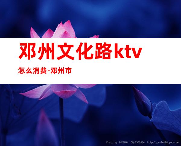邓州文化路ktv怎么消费-邓州市文化路都有什么服务?