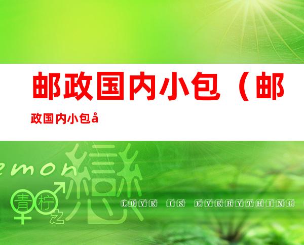 邮政国内小包(邮政国内小包快递查询)