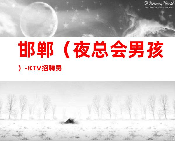 邯郸(夜总会男孩)-KTV招聘男.起-直招起员工