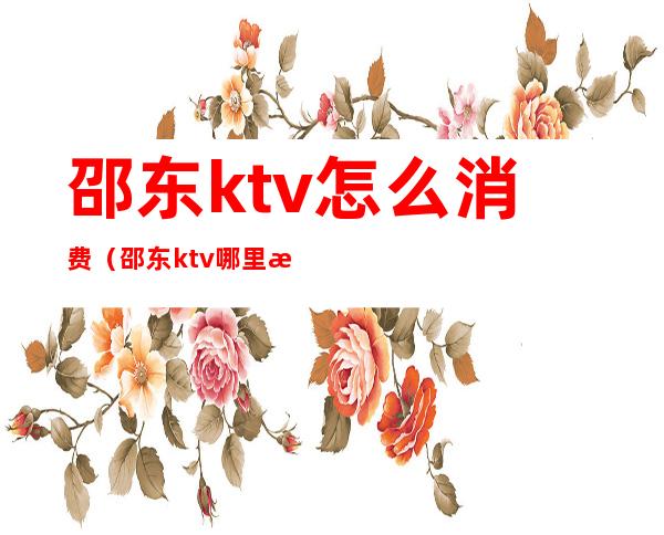 邵东ktv怎么消费(邵东ktv哪里最好玩)