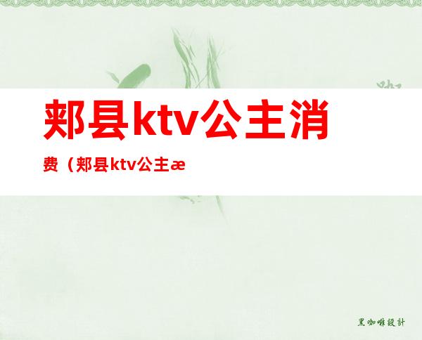 郏县ktv公主消费(郏县ktv公主消费多少)