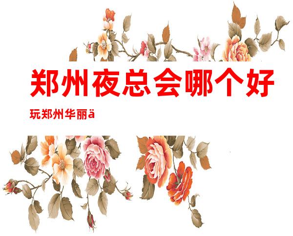 郑州夜总会哪个好玩郑州华丽会会所消费怎样 – 郑州新密商务KTV