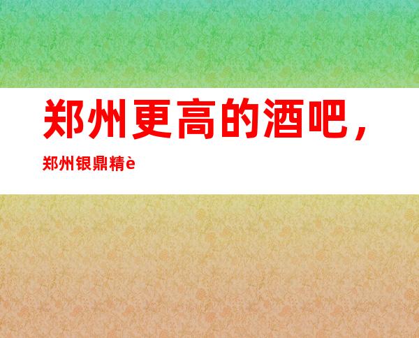 郑州更高的酒吧,郑州银鼎精英酒吧怎么样?