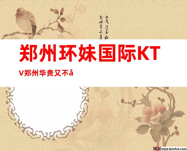 郑州环妹国际KTV郑州华贵又不失雅致夜总会