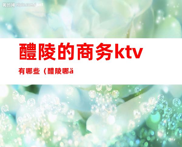 醴陵的商务ktv有哪些(醴陵哪个ktv有陪唱)