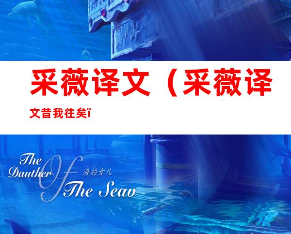采薇译文(采薇译文昔我往矣)