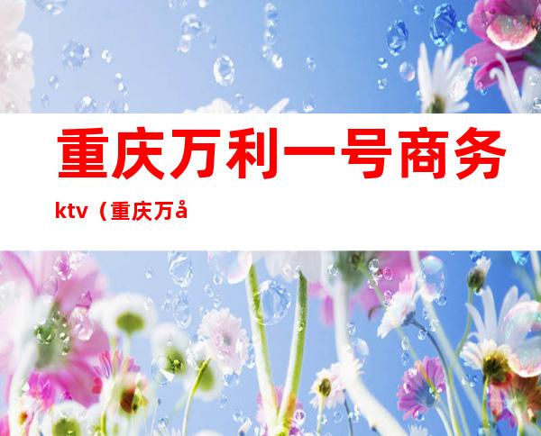 重庆万利一号商务ktv(重庆万利壹号招聘)
