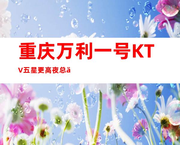 重庆万利一号KTV五星更高夜总会你的不二之选