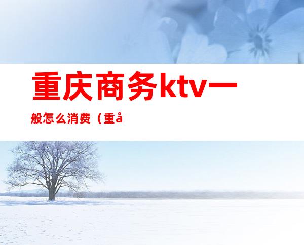 重庆商务ktv一般怎么消费（重庆商务ktv一般怎么消费划算）