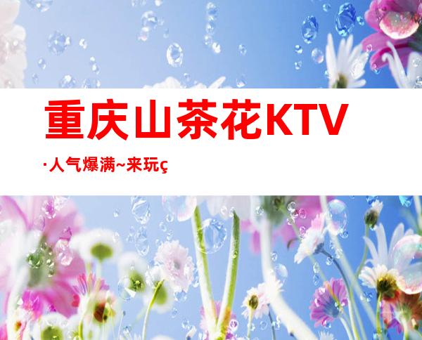 重庆山茶花KTV·人气爆满~来玩的朋友肯定不会让你失望的