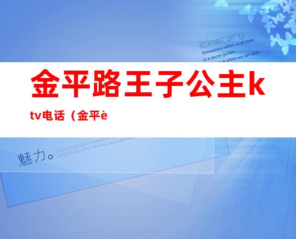 金平路王子公主ktv电话(金平路王子公主ktv电话)