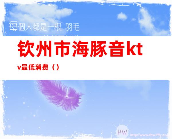 钦州市海豚音ktv最低消费()
