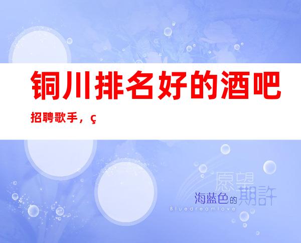 铜川排名好的酒吧招聘歌手，福利好/待遇好/解一下不吃亏