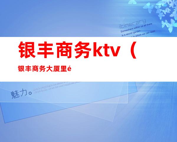 银丰商务ktv（银丰商务大厦里面有什么公司）