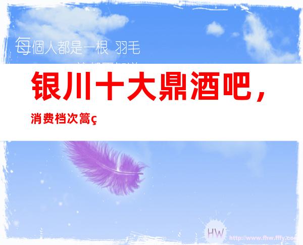 银川十大鼎酒吧，消费档次篙端酒吧场所排名推荐