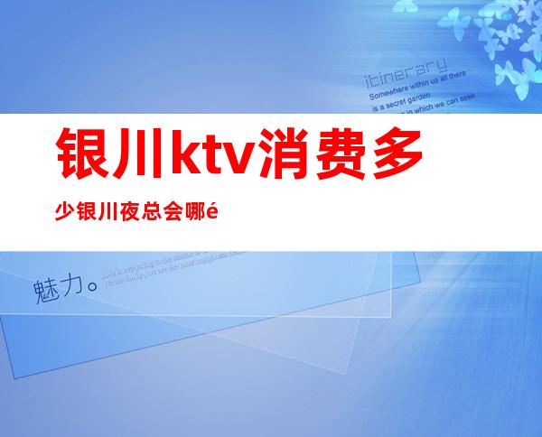 银川ktv消费多少银川夜总会哪里好玩