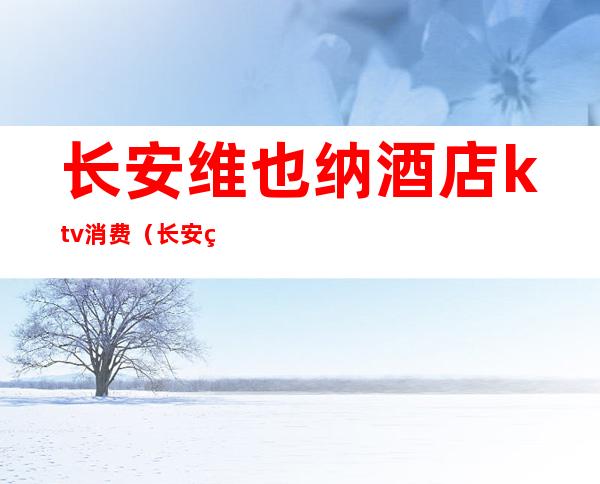 长安维也纳酒店ktv消费(长安维也纳国际酒店)