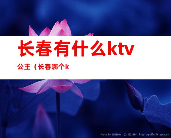 长春有什么ktv公主（长春哪个ktv有公主）