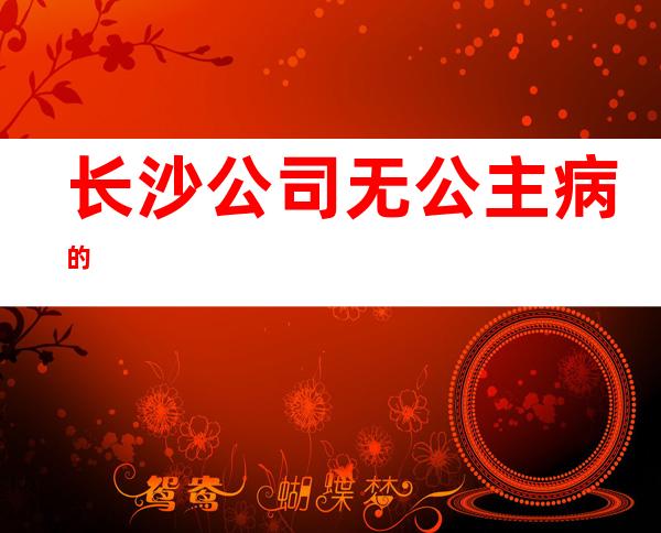 长沙公司/无公主病的