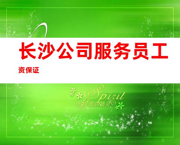 长沙公司/服务员工资保证