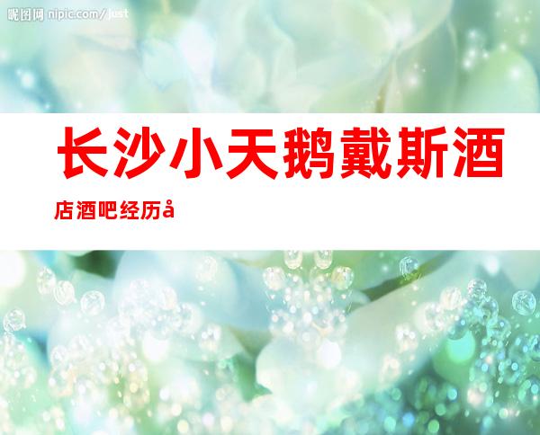 长沙小天鹅戴斯酒店酒吧经历大起大落的高档次酒吧