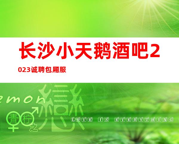 长沙小天鹅酒吧2023诚聘包厢服务员-.无竞争.翻包高