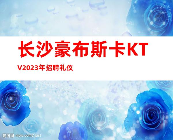 长沙豪布斯卡KTV2023年招聘礼仪-更高商务KTV招聘