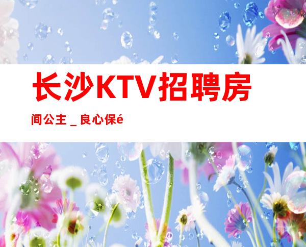长沙KTV招聘房间公主_良心保障一切