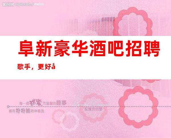 阜新豪华酒吧招聘歌手,更好场所/一起努力