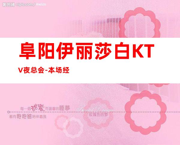 阜阳伊丽莎白KTV夜总会-本场经理接待