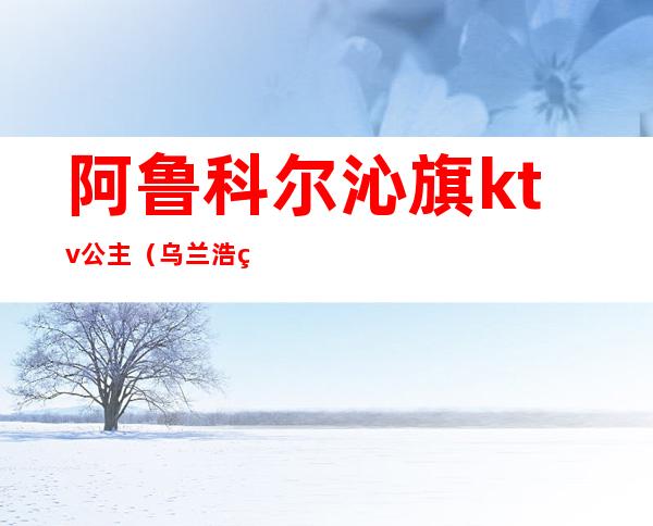 阿鲁科尔沁旗ktv公主(乌兰浩特哪个ktv有公主)