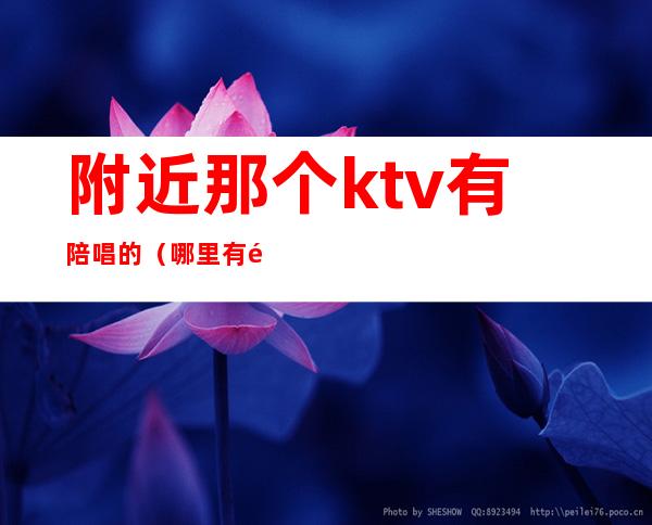 附近那个ktv有陪唱的(哪里有陪唱的ktv)
