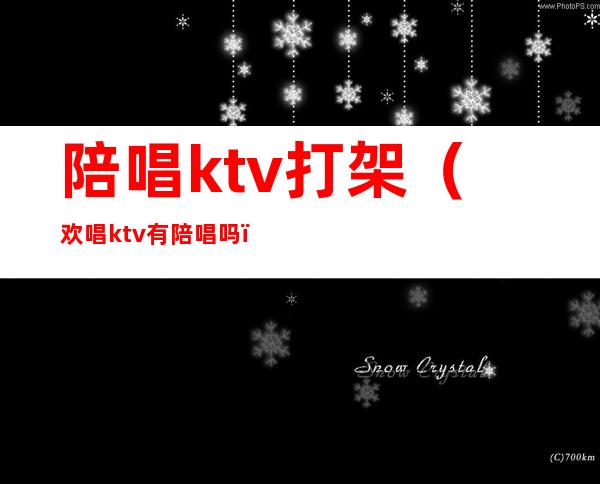 陪唱ktv打架(欢唱ktv有陪唱吗)