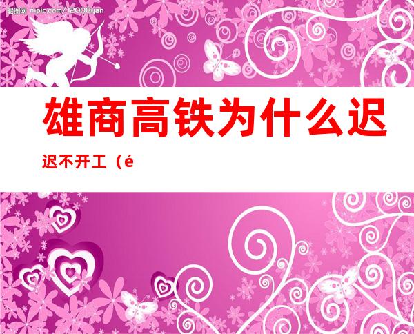 雄商高铁为什么迟迟不开工(雄商高铁今年开工吗)