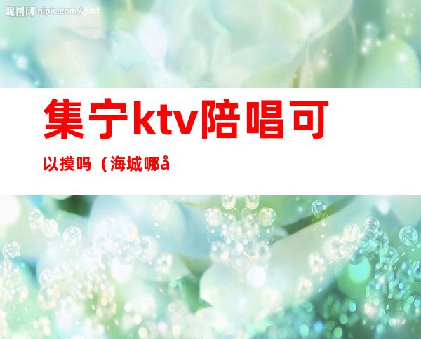 集宁ktv陪唱可以摸吗(海城哪家KTV陪唱让摸)
