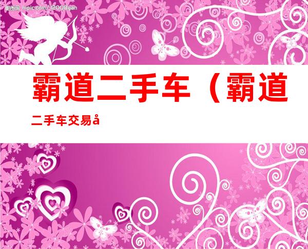 霸道二手车（霸道二手车交易市场）