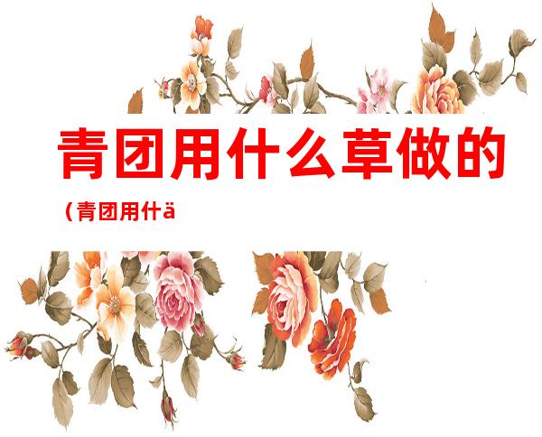 青团用什么草做的（青团用什么草做的好）