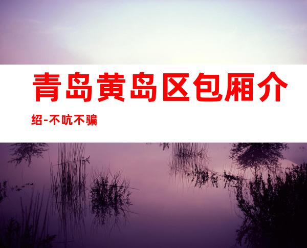 青岛黄岛区包厢介绍-不吭不骗的店 – 青岛黄岛商务KTV