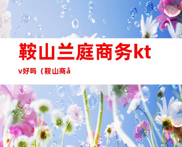 鞍山兰庭商务ktv好吗（鞍山商务ktv小费500）