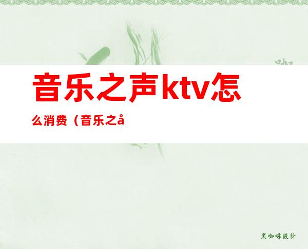 音乐之声ktv怎么消费(音乐之声ktv怎么收费价格)