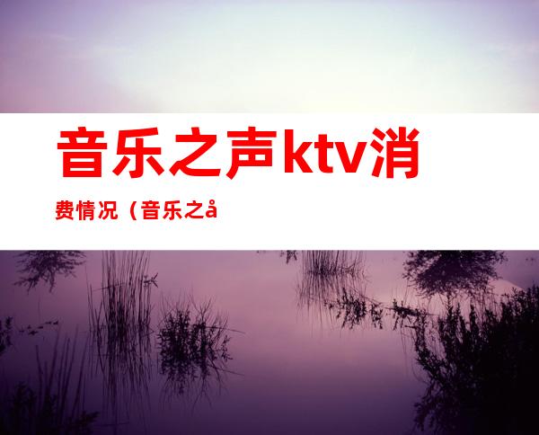 音乐之声ktv消费情况(音乐之声KTV)