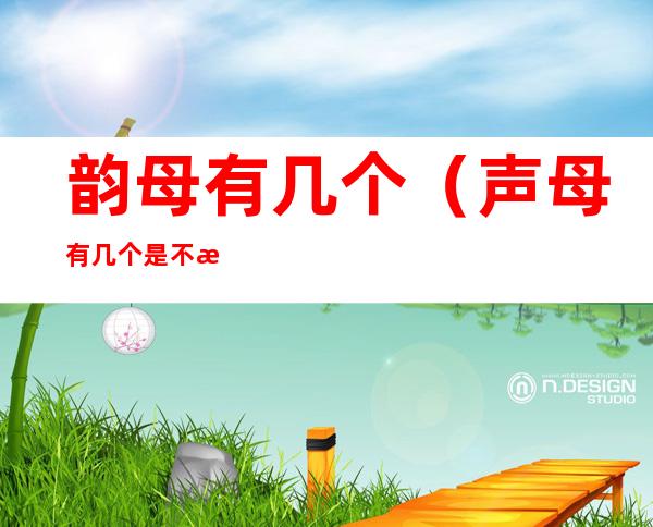 韵母有几个(声母有几个是不是23个)