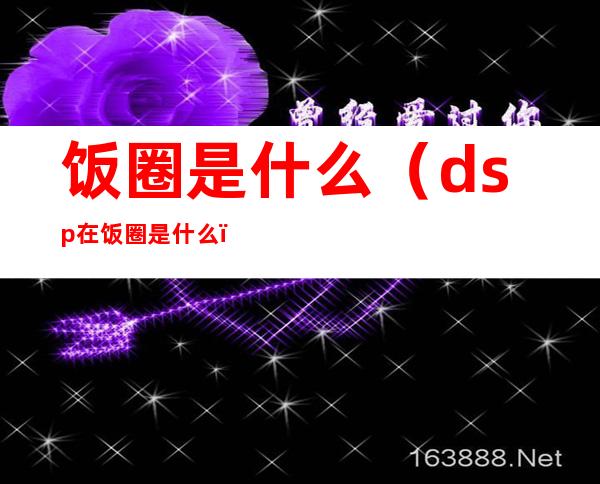 饭圈是什么(dsp在饭圈是什么)