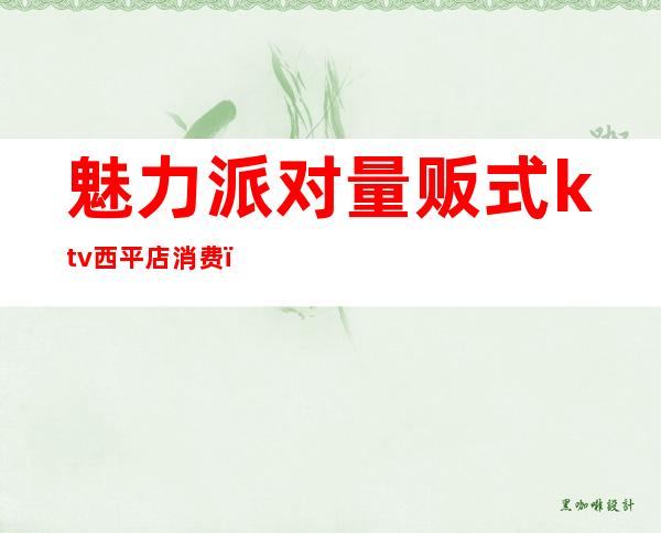 魅力派对量贩式ktv西平店消费(时尚派对ktv)