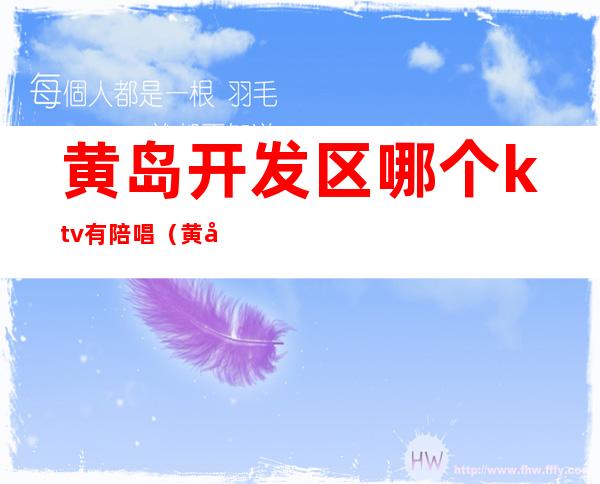 黄岛开发区哪个ktv有陪唱(黄岛歌厅陪唱)