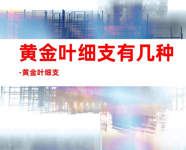 黄金叶细支有几种-黄金叶细支有几种?