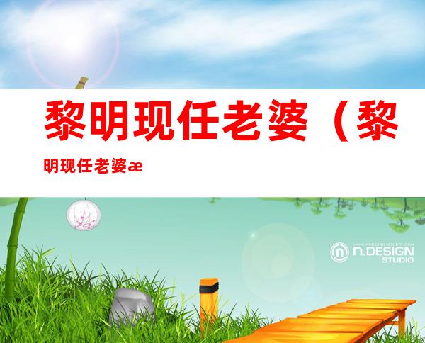 黎明现任老婆(黎明现任老婆是哪里人)