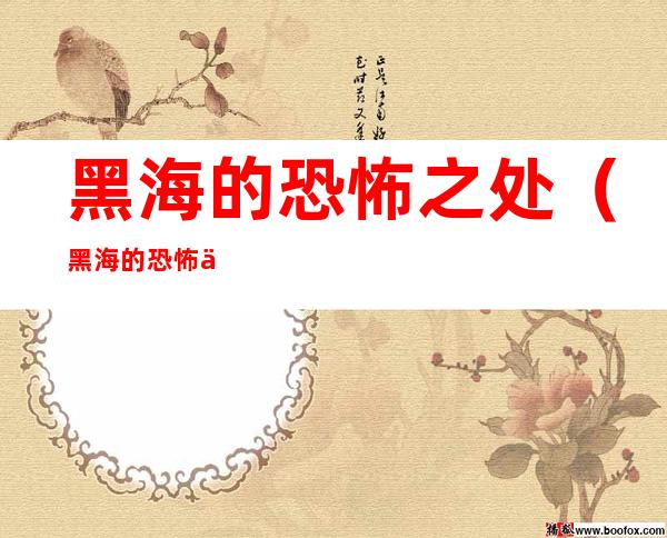 黑海的恐怖之处(黑海的恐怖之处在哪)